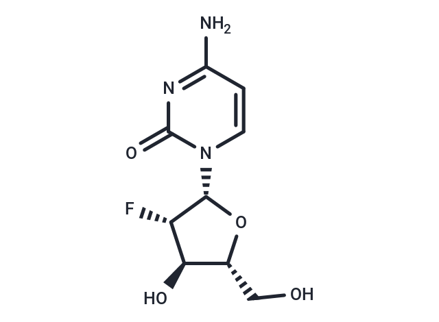 化合物 2’-Deoxy-2’-fluoro-beta-D-arabinocytidine,2’-Deoxy-2’-fluoro-beta-D-arabinocytidine