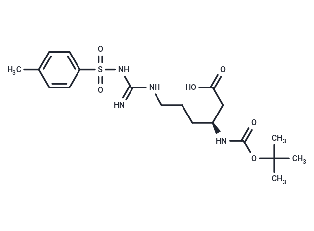 化合物 Boc-β-HoArg(Tos)-OH,Boc-β-HoArg(Tos)-OH