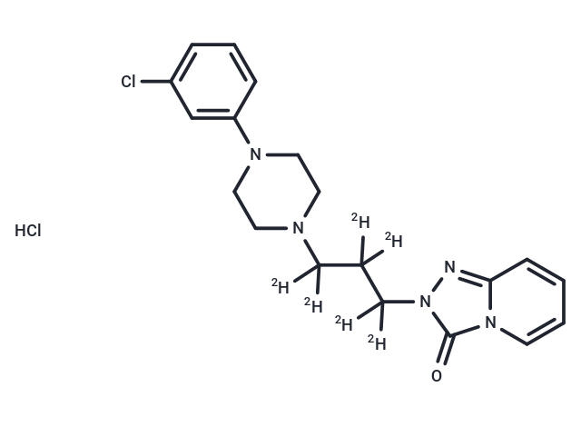 化合物 Trazodone-d6 hydrochloride,Trazodone-d6 hydrochloride