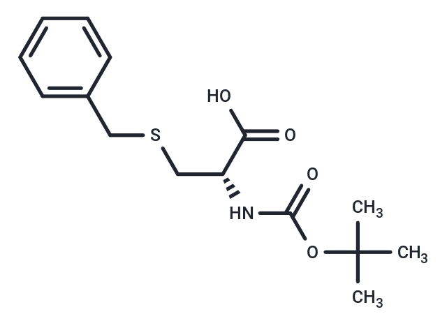 化合物 N-Boc-S-benzyl-D-cysteine,N-Boc-S-benzyl-D-cysteine