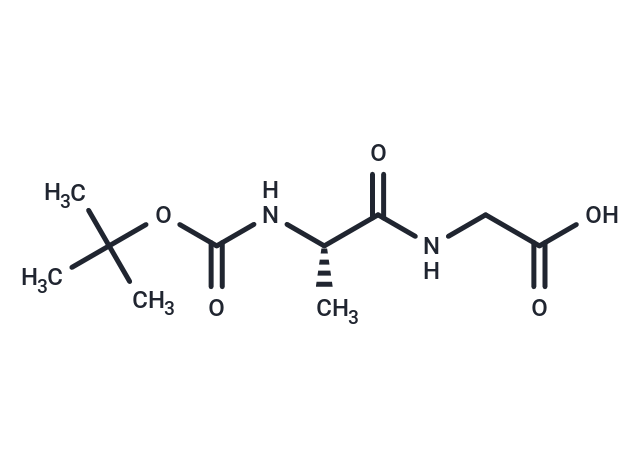 化合物 (S)-2-(2-((tert-Butoxycarbonyl)amino)propanamido)acetic acid,(S)-2-(2-((tert-Butoxycarbonyl)amino)propanamido)acetic acid