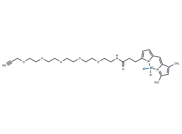 化合物 BDP FL-PEG5-propargyl,BDP FL-PEG5-propargyl