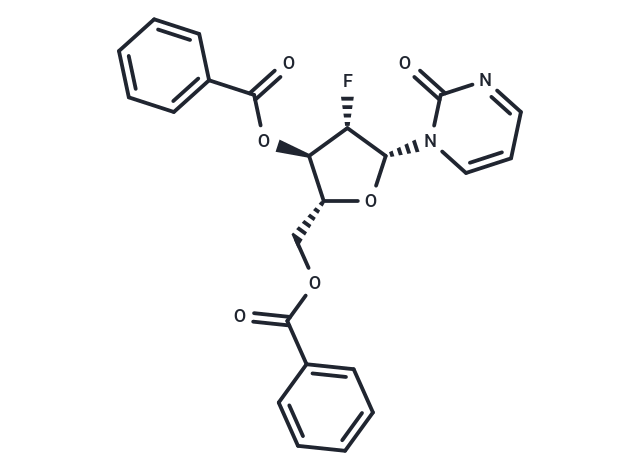 化合物 3’,5’-Bis-O-benzoyl-2’-Deoxy-2’-fluoro-4-deoxy-arabinouridine,3’,5’-Bis-O-benzoyl-2’-Deoxy-2’-fluoro-4-deoxy-arabinouridine