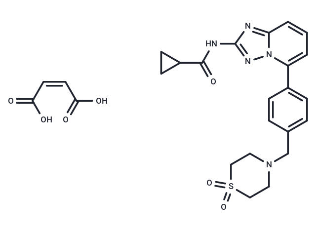 化合物 Filgotinib maleate,Filgotinib maleate