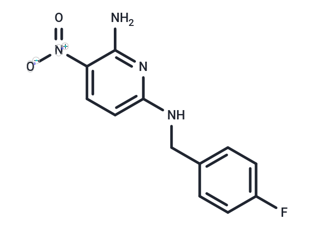 化合物 N2-(4-Fluorobenzyl)-5-nitropyridine-2,6-diamine,N2-(4-Fluorobenzyl)-5-nitropyridine-2,6-diamine