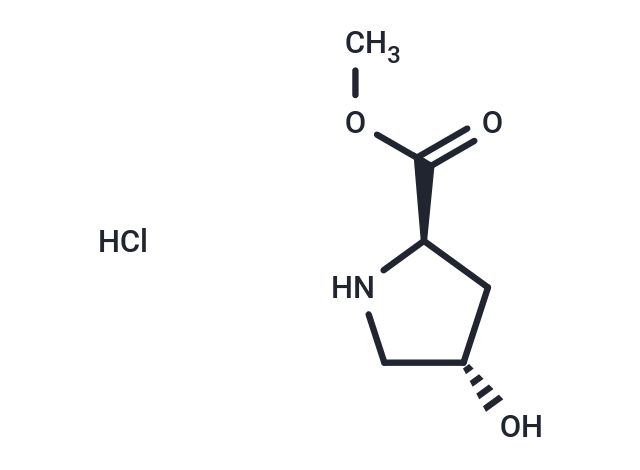 化合物 tans-4-Hydroxy-D-proline methyl ester hydrochloride,tans-4-Hydroxy-D-proline methyl ester hydrochloride