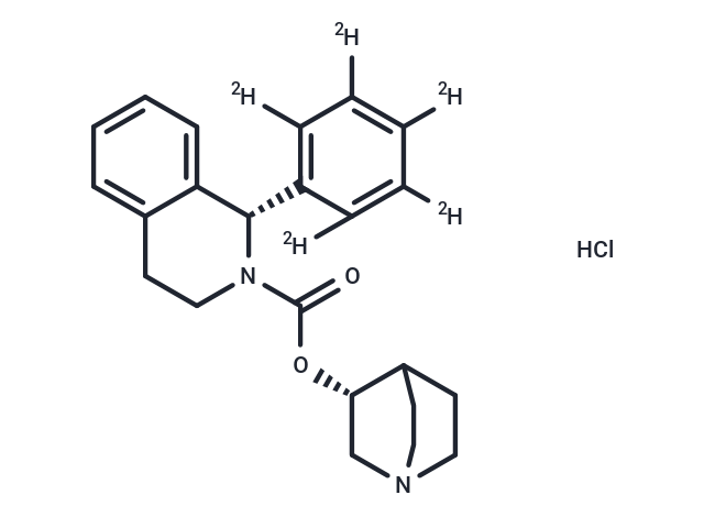 化合物 Solifenacin D5 hydrochloride,Solifenacin D5 hydrochloride