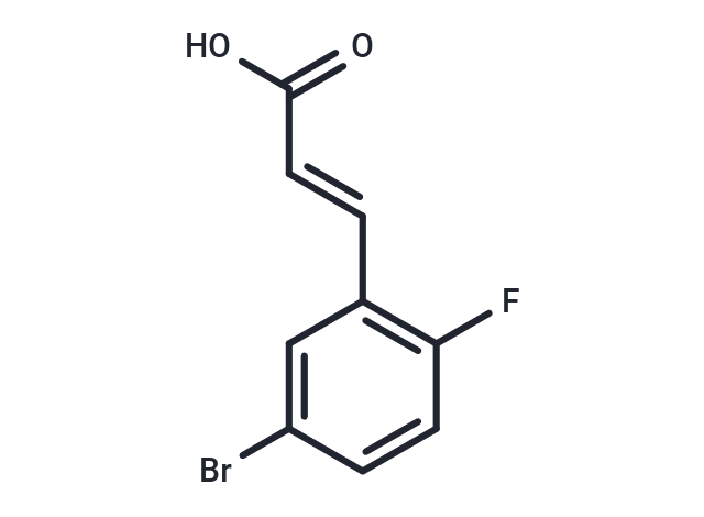 化合物 5-Bromo-2-fluorocinnamic acid,5-Bromo-2-fluorocinnamic acid