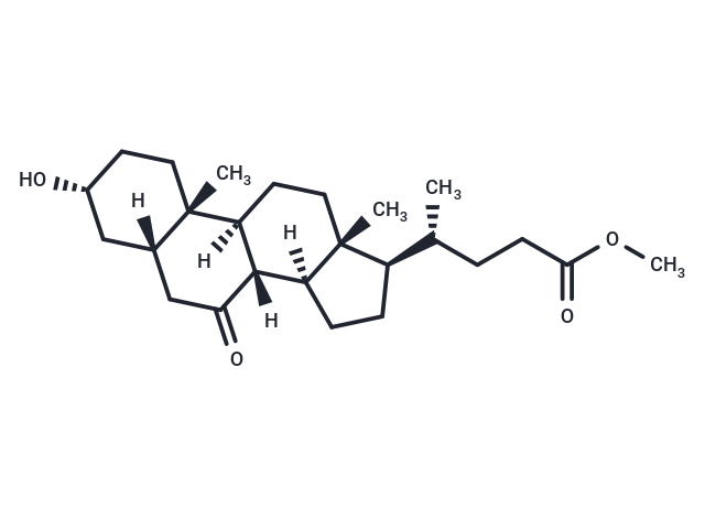 化合物 (R)-Methyl 4-((3R,5S,8R,9S,10S,13R,14S,17R)-3-hydroxy-10,13-dimethyl-7-oxohexadecahydro-1H-cyclopenta[a]phenanthren-17-yl)pentanoate,(R)-Methyl 4-((3R,5S,8R,9S,10S,13R,14S,17R)-3-hydroxy-10,13-dimethyl-7-oxohexadecahydro-1H-cyclopenta[a]phenanthren-17-yl)pentanoate