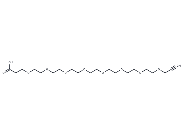 化合物 Propargyl-PEG8-acid,Propargyl-PEG8-acid