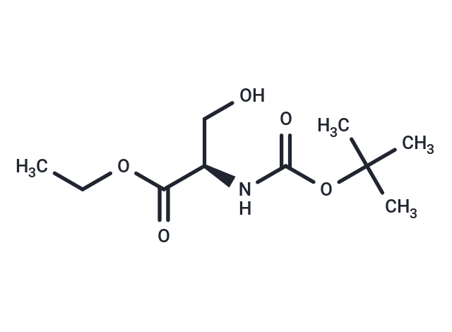 化合物 (R)-Ethyl 2-((tert-butoxycarbonyl)amino)-3-hydroxypropanoate,(R)-Ethyl 2-((tert-butoxycarbonyl)amino)-3-hydroxypropanoate