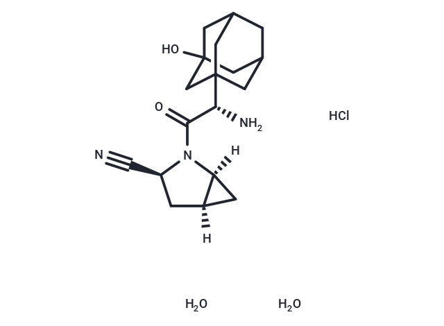 化合物 (1S,3S,5S)-2-((2S)-2-Amino-2-(3-hydroxyadamantan-1-yl)acetyl)-2-azabicyclo[3.1.0]hexane-3-carbonitrile hydrochloride dihydrate,(1S,3S,5S)-2-((2S)-2-Amino-2-(3-hydroxyadamantan-1-yl)acetyl)-2-azabicyclo[3.1.0]hexane-3-carbonitrile hydrochloride dihydrate