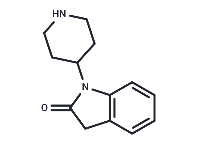 化合物 1,3-Dihydro-1-(piperidin-4-yl)(2H)indol-2-one,1,3-Dihydro-1-(piperidin-4-yl)(2H)indol-2-one