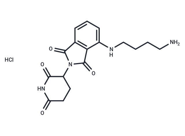 Pomalidomide-C4-NH2 hydrochloride,Pomalidomide-C4-NH2 hydrochloride