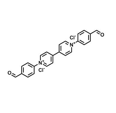 1,1'-雙(4-甲?；交?-[4,4'-聯(lián)吡啶]-1,1'-鎓鹽二氯化物,1,1'-Bis(4-formylphenyl)-[4,4'-bipyridine]-1,1'-diium chloride