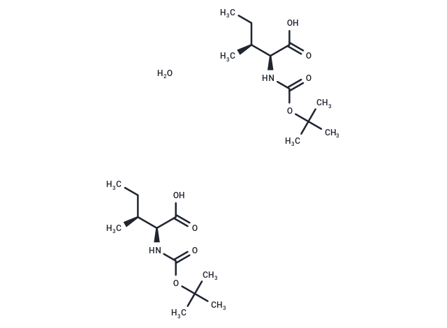 化合物 Boc-L-isoleucine hemihydrate,Boc-L-isoleucine hemihydrate