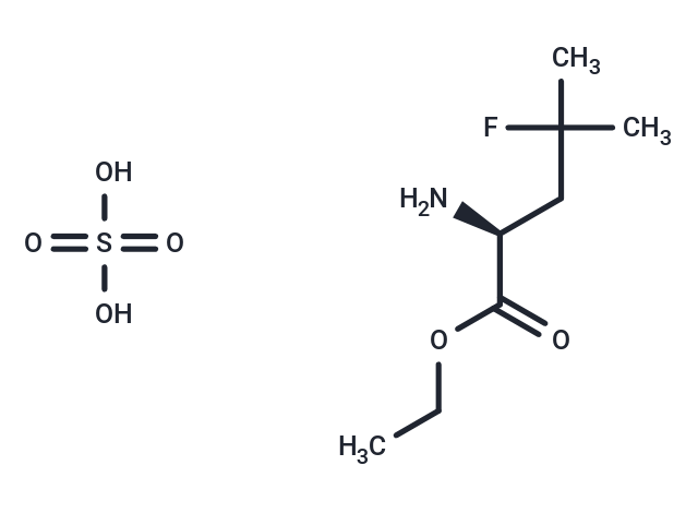 化合物 (S)-Ethyl 2-amino-4-fluoro-4-methylpentanoate sulfate,(S)-Ethyl 2-amino-4-fluoro-4-methylpentanoate sulfate