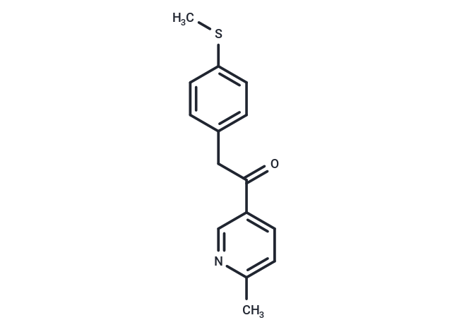 化合物 1-(6-Methylpyridin-3-yl)-2-(4-(methylthio)phenyl)ethanone,1-(6-Methylpyridin-3-yl)-2-(4-(methylthio)phenyl)ethanone