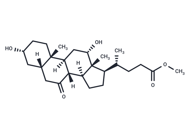 化合物 (R)-Methyl 4-((3R,5S,8R,9S,10S,12S,13R,14S,17R)-3,12-dihydroxy-10,13-dimethyl-7-oxohexadecahydro-1H-cyclopenta[a]phenanthren-17-yl)pentanoate,(R)-Methyl 4-((3R,5S,8R,9S,10S,12S,13R,14S,17R)-3,12-dihydroxy-10,13-dimethyl-7-oxohexadecahydro-1H-cyclopenta[a]phenanthren-17-yl)pentanoate