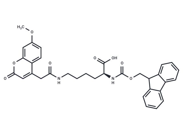 化合物 Fmoc-Lys(MCA)-OH,Fmoc-Lys(MCA)-OH