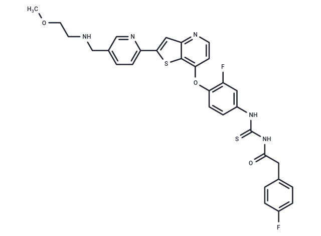 化合物 Glesatinib,Glesatinib