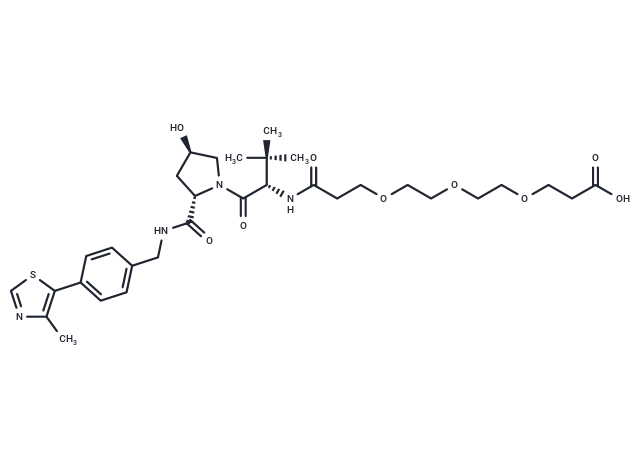 VH 032 amide-PEG3-acid,(S,R,S)-AHPC-PEG3-propionic acid