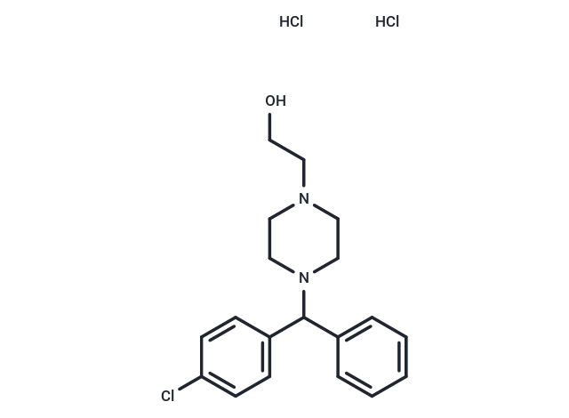 化合物 2-(4-((4-Chlorophenyl)(phenyl)methyl)piperazin-1-yl)ethanol dihydrochloride,2-(4-((4-Chlorophenyl)(phenyl)methyl)piperazin-1-yl)ethanol dihydrochloride