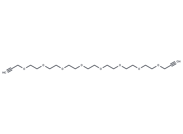 化合物 Bis-propargyl-PEG7,Bis-propargyl-PEG7