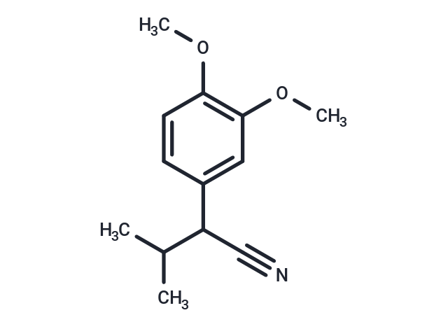 化合物 2-(3,4-Dimethoxyphenyl)-3-methylbutanenitrile,2-(3,4-Dimethoxyphenyl)-3-methylbutanenitrile