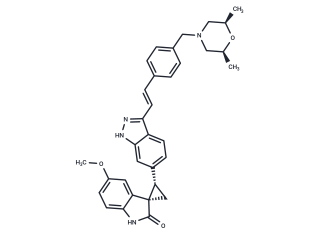 化合物 Ocifisertib(CFI-400945 free base),Ocifisertib（CFI-400945 free base）