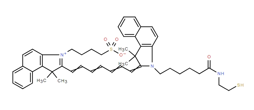 吲哚菁綠巰基,1H-Benz[e]indolium, 2-[7-[1,3-dihydro-3-[6-[(2-mercaptoethyl)amino]-6-oxohexyl]-1,1-dimethyl-2H-benz[e]indol-2-ylidene]-1,3,5-heptatrien-1-yl]-1,1-dimethyl-3-(4-sulfobutyl)-, inner salt