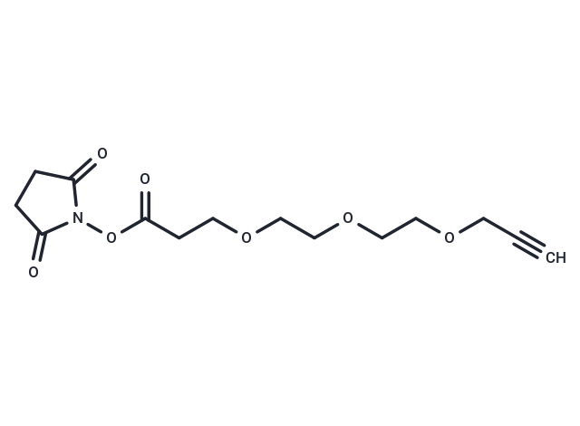 化合物 Propargyl-PEG3-NHS ester,Propargyl-PEG3-NHS ester