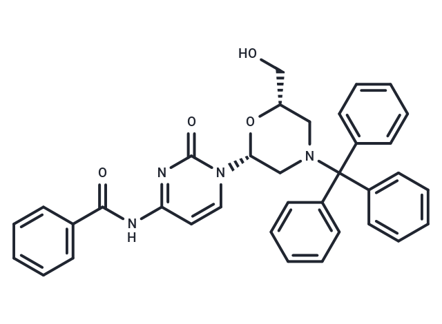 化合物 N4-Benzoyl-7’-OH-N-trityl morpholinocytosine,N4-Benzoyl-7’-OH-N-trityl morpholinocytosine