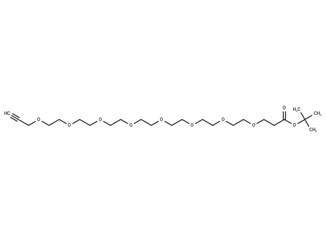 化合物 Propargyl-PEG8-Boc,Propargyl-PEG8-Boc