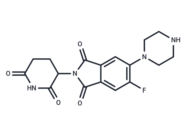 Thalidomide-Piperazine 5-fluoride,Thalidomide-Piperazine 5-fluoride