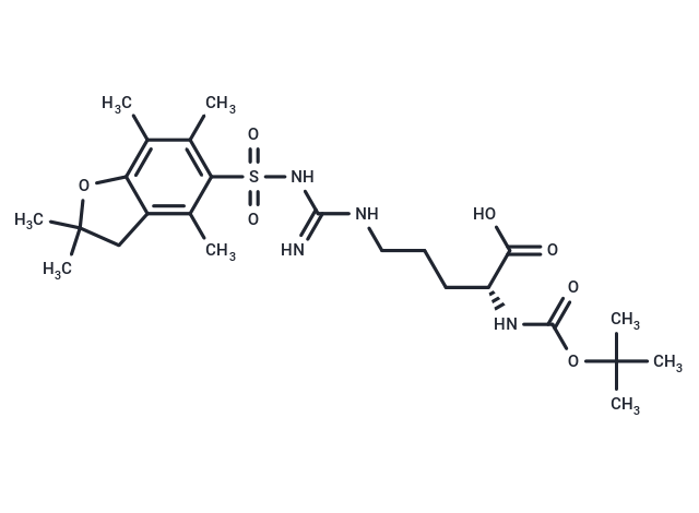 化合物 Boc-D-Arg(Pbf)-OH,Boc-D-Arg(Pbf)-OH