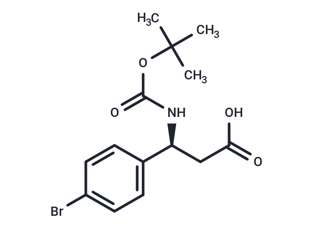 化合物 (S)-3-(4-Bromophenyl)-3-((tert-butoxycarbonyl)amino)propanoic acid,(S)-3-(4-Bromophenyl)-3-((tert-butoxycarbonyl)amino)propanoic acid