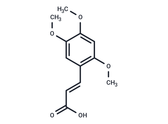 化合物 2,4,5-Trimethoxycinnamic acid,2,4,5-Trimethoxycinnamic acid