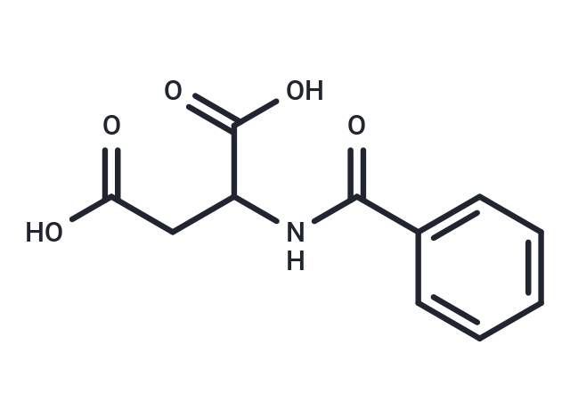 化合物 N-benzoyl-L-aspartic acid,N-benzoyl-L-aspartic acid