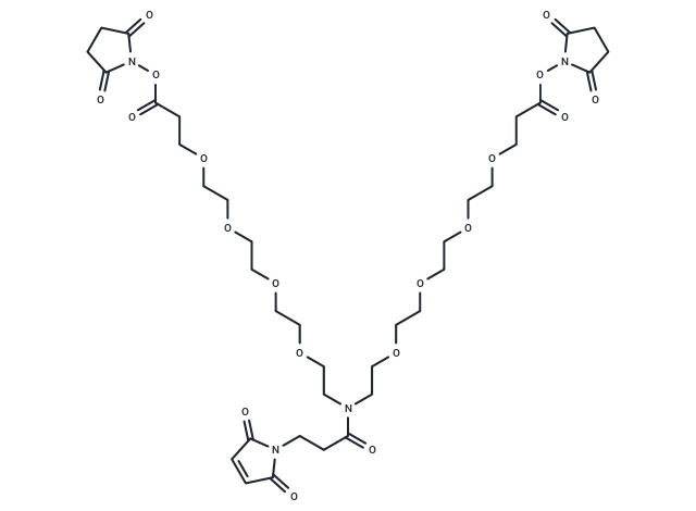 化合物 N-Mal-N-bis(PEG4-NHS ester),N-Mal-N-bis(PEG4-NHS ester)