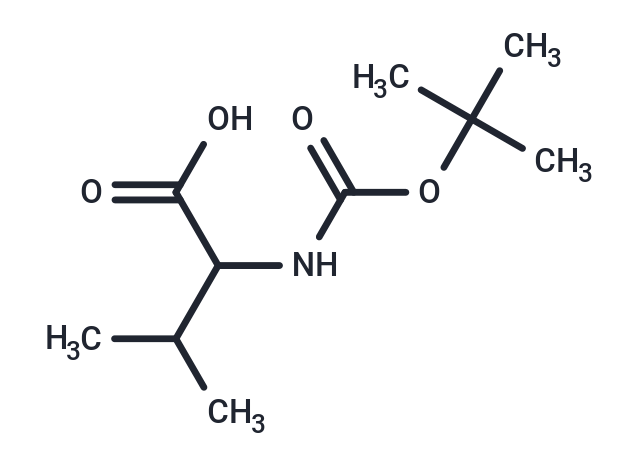 化合物 2-((tert-Butoxycarbonyl)amino)-3-methylbutanoic acid,2-((tert-Butoxycarbonyl)amino)-3-methylbutanoic acid