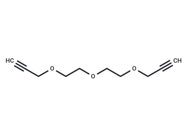 化合物 Bis-propargyl-PEG2,Bis-propargyl-PEG2