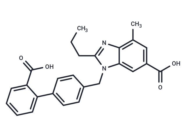 化合物 1-((2'-Carboxy-[1,1'-biphenyl]-4-yl)methyl)-4-methyl-2-propyl-1H-benzo[d]imidazole-6-carboxylic acid,1-((2'-Carboxy-[1,1'-biphenyl]-4-yl)methyl)-4-methyl-2-propyl-1H-benzo[d]imidazole-6-carboxylic acid