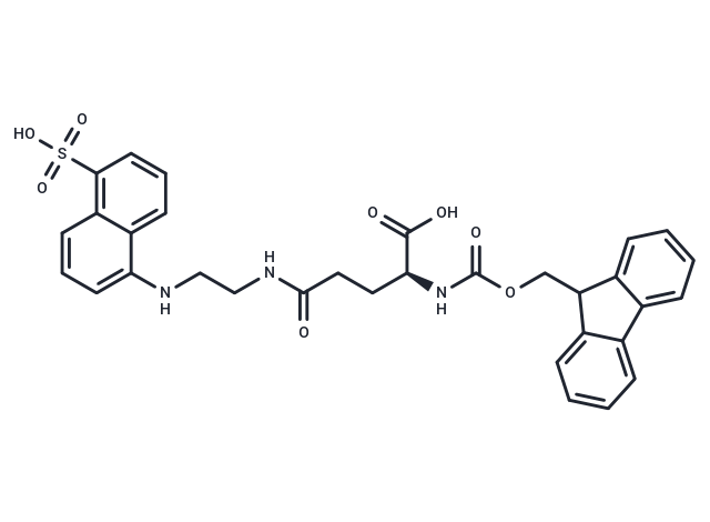 化合物 Fmoc-Glu(Edans)-OH,Fmoc-Glu(Edans)-OH