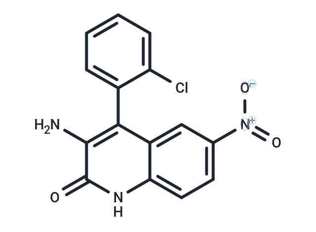 化合物 3-Amino-4-(2-chlorophenyl)-6-nitroquinolin-2(1H)-one,3-Amino-4-(2-chlorophenyl)-6-nitroquinolin-2(1H)-one