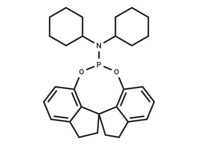 化合物 (11aR)-N,N-Dicyclohexyl-4,5,6,7-tetrahydrodiindeno[7,1-de:1',7'-fg][1,3,2]dioxaphosphocin-12-amine,(11aR)-N,N-Dicyclohexyl-4,5,6,7-tetrahydrodiindeno[7,1-de:1',7'-fg][1,3,2]dioxaphosphocin-12-amine