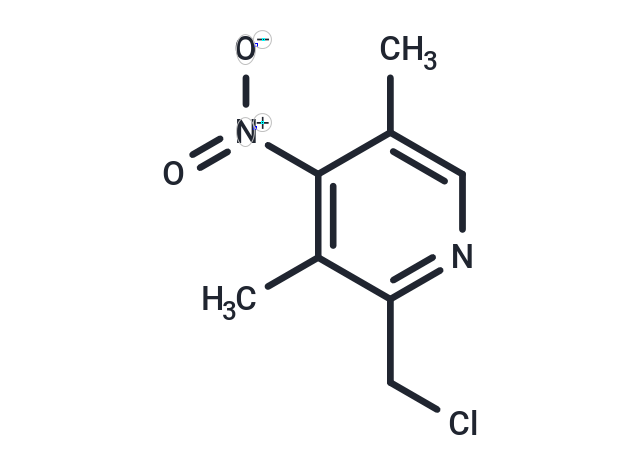 化合物 2-(Chloromethyl)-3,5-dimethyl-4-nitropyridine,2-(Chloromethyl)-3,5-dimethyl-4-nitropyridine