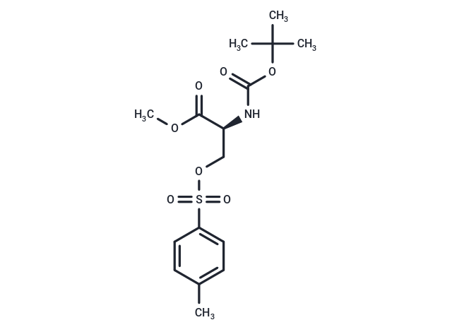 化合物 (S)-Methyl 2-((tert-butoxycarbonyl)amino)-3-(tosyloxy)propanoate,(S)-Methyl 2-((tert-butoxycarbonyl)amino)-3-(tosyloxy)propanoate