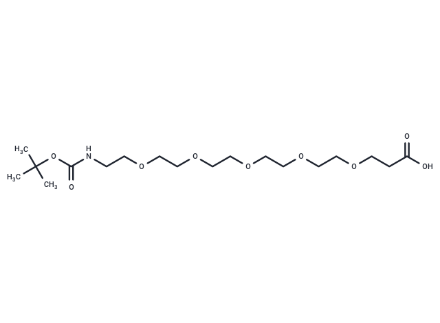 化合物 Boc-NH-PEG5-CH2CH2COOH,Boc-NH-PEG5-CH2CH2COOH