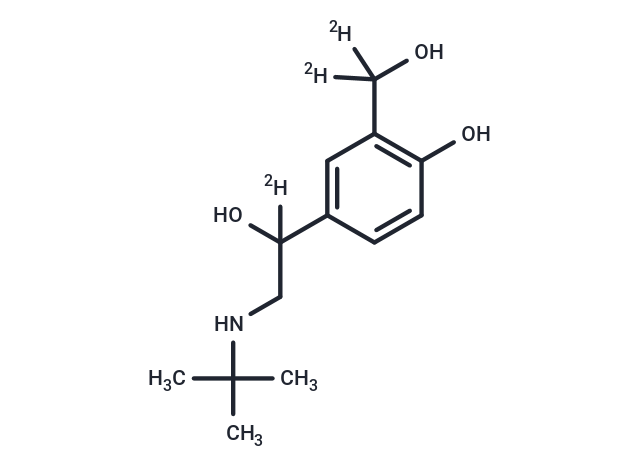 化合物 Salbutamol-d3,Salbutamol-d3